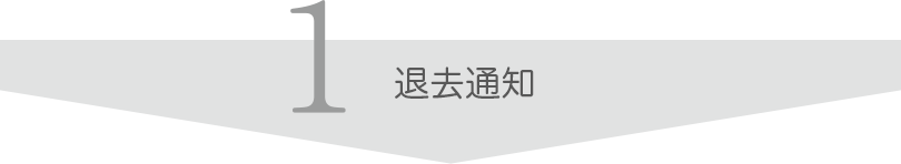 退去通告